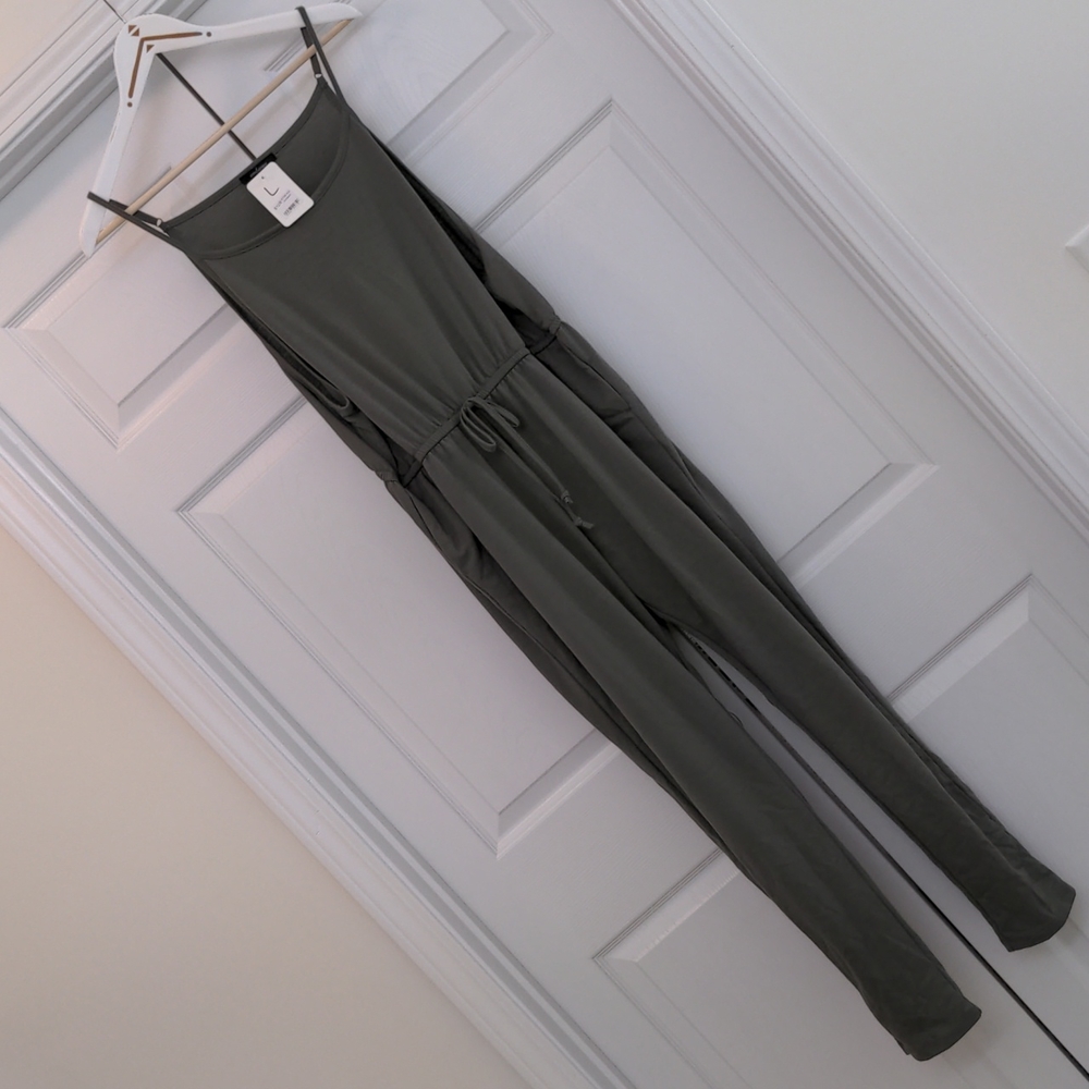 Olive green jumpsuit